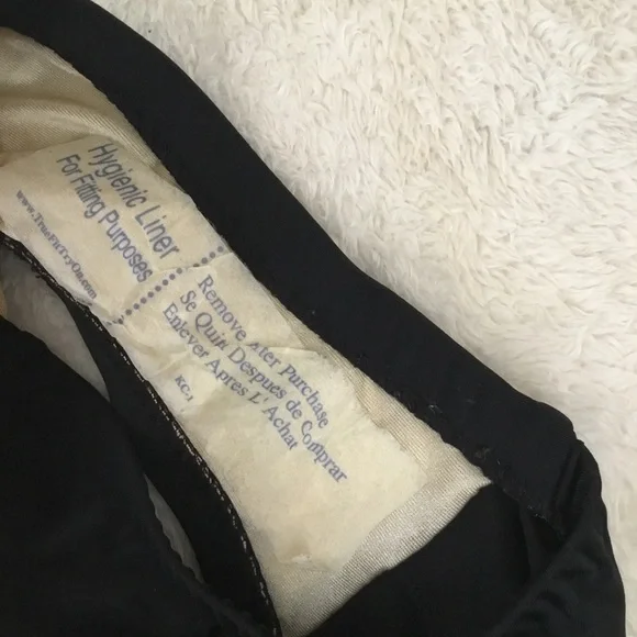 Maxine of Hollywood Instant minimizer Black one piece Swimsuit with Ruffles - Picture 6 of 12